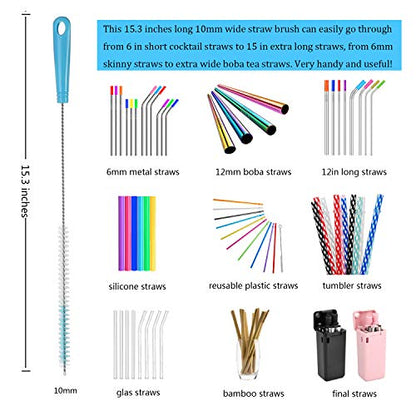 ALINK Bottle Cleaning Brush Set for Long Narrow Neck Bottles