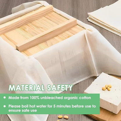 12 Pcs Natural Unbleached Cotton Cheesecloth Cheese Cloths Organic Cheesecloth Square Cheese Cloths Reusable 20 Inch Cotton Cloth Strainer for Coffee Brewing Juicing Straining Cheese Making