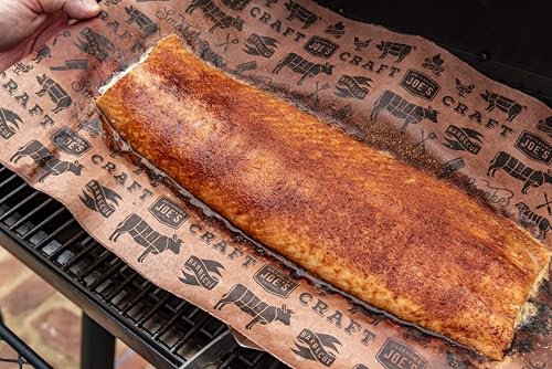 Oklahoma Joe’s Peach Butcher Paper – 18‑in x 100‑ft Roll, Made in USA, Heat‑Resistant & Breathable BBQ Wrapping Paper for Smoking Meats - size: 18-in x 100-ft