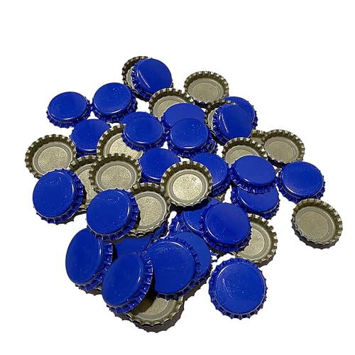 North Mountain Supply Beer Bottle Crown Caps - Blue - Oxygen Barrier - 500 Count