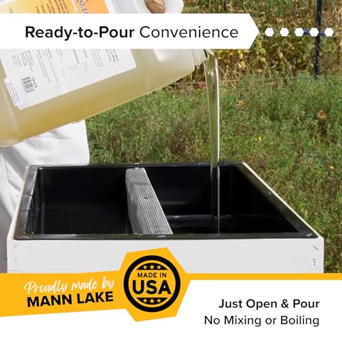 Mann Lake Pro-Sweet Liquid Feed, Natural Supplemental Feed for Bees, Ready-to-Use Nectar Alternative, Formula for Optimal Nutrition & Hive Weight, 1 Gallon 4-Pack, Made in USA - size: 128 Fl Oz (Pack of 4)