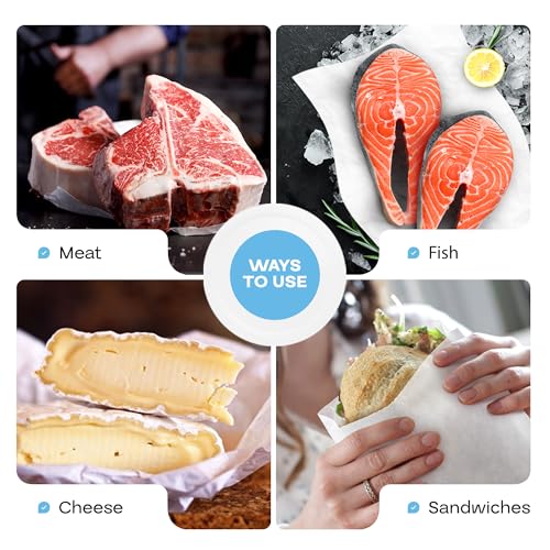 Freezer Paper Roll 36" x 13200" (1100 feet) - USA-made Large White Paper for Freezing Food, Meat & Fish - Freezer Material with Special Coating-Strong Barrier Against Air and Moisture by IDL Packaging - color: White, size: 36" X 1100 Feet, 1 Roll