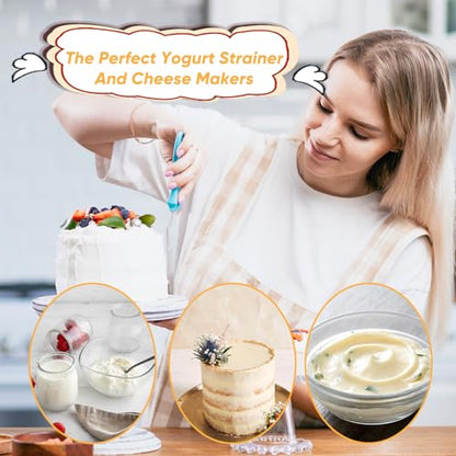 6Pack Nut Bag Strainer 8 x 6 Inch Cheesecloth Bags for Straining Nylon Cheese Cloth Bags Reusable Nut Milk Bag 200 Mesh Fine Mesh Bag for Straining Fruit Juice Cheese Coffee Tofu Yogurt Tea - size: 8 x 6 Inch