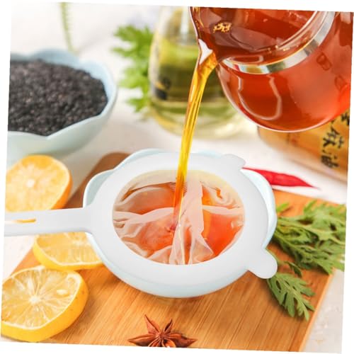 2pcs Fine Mesh Strainer for Juicing and Honey Filtering, Small Kitchen Sieve with Double-ear Handles, Plastic Food Strainer for Soy Milk, Tea, Coffee, and Juice Filtering