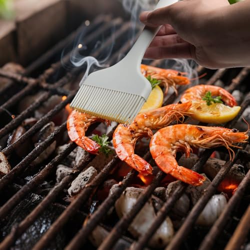 Meat Brush for Basting,Heat Resistant Silicone | 3PCS,Oil Butter Sauce Marinades for BBQ Grill Meat Brushes,Food-grade