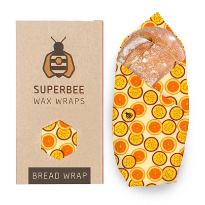SUPERBEE Beeswax Bread Wrap, Reusable Beeswax Wrap for Food, Wrap Bread, Reusable Bees Wrap Paper for Wrapping Vegetables, Cheese Paper, Bowl Covers and Sandwich Wrapping, XXL (Passion Som) - color: Passion Som