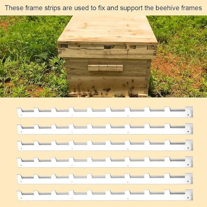 12Pcs Beehive Frame Spacers, Metal Beehive Frame Strips, Spacers Beekeeper Beekeeping Tool Equipment