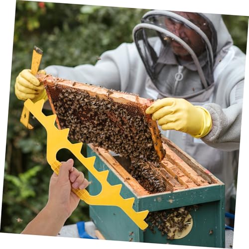 Beehive Frame Holder Tool Beekeeping Hive Spacer Tool Beehive Accessory Plastic Frame Spacer for Beekeeping Lightweight