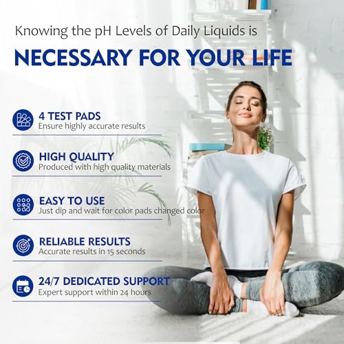 Universal pH Test Strips 0-14, 125ct Quick Reliable pH Testing Kit | Litmus Paper pH Test Strips for Soap Making & Kombucha, Liquids, Drinking Water, Aquarium, Pool, Hot Tub, Spa
