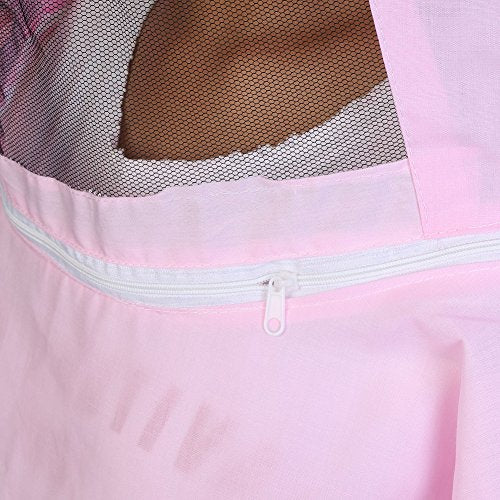Beekeeping Jacket, Beekeeping Suit Round Hat Veil Ventilated Elasticated Waist Beekeeper Suits and Blue ()