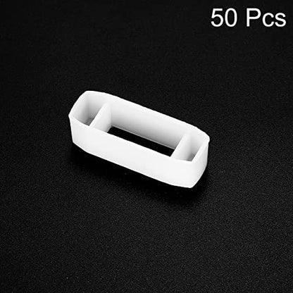 uxcell 50Pcs Plastic Beehive Frame Spacers, Beehive Frame Spacing Tool for Beekeeper, White