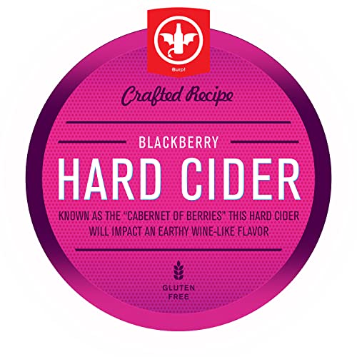 2 Gal. Blackberry Hard Cider Recipe Kit - Makes a Wicked-Good 5.5% ABV Batch of Craft Brewed Hard Cider