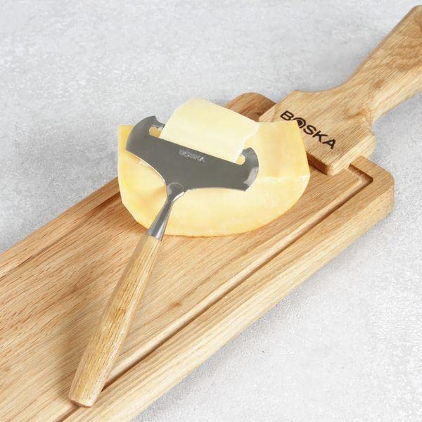 BOSKA Plane Cheese Slicer, Mini, Oak Wood (320203) - style: Soft Cheese Slicer
