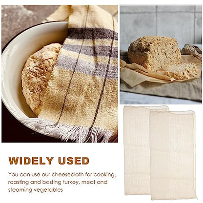 12 pcs Tofu Straining Cloth Reusable Cheesecloth Filter Kitchen Washable Muslin Tofu Nut Milk Cheese Making