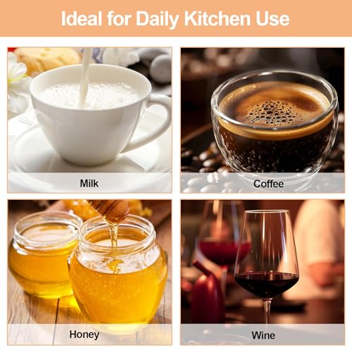 Ultra-Fine Nylon Mesh Strainer- Mini Kitchen Colander for Coffee, Milk, Yogurt, Juice - Non-Slip Handle & Hanging Hole (120 Mesh) - size: 120 Mesh