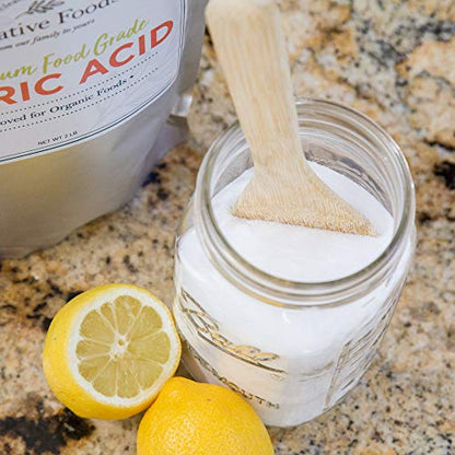 Relative Foods Citric Acid Powder Food Grade – 2 lb - Pure Citric Acid for Cooking, Canning, Bath Bombs & More - Non-GMO, Gluten-Free, No Additives - Resealable Bag - size: 2 lb