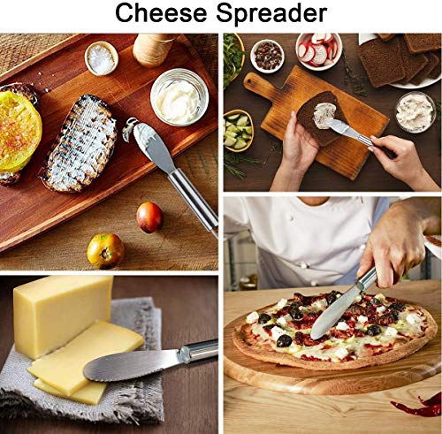 Linwnil Cheese Slicer Set Stainless Steel Wire Cheese Slicer Thickness Adjustable Cheese Cutter for Cutting Soft, Semi-Hard, Hard Cheeses (cheese 3+1, PCS, 4) - size: cheese 3+1