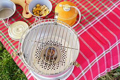 CAMPINGMOON φ8.27inch/φ21cm Round Stainless Steel Roasting Baking Steaming Cooling Rack Cooking Grid Grill Fits for 10-inch Dutch Oven W21 - color: Dia 8.3 inches, W21
