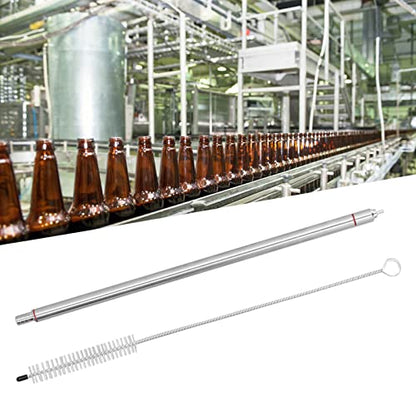Hztyyier Bottle Filler Set Bottling Wand Craft Homebrew Stop Valve Stainless Steel Bottler Beer Homebrew Spring Loaded Decorative Craft Food for Beverage Drink Beer Wine, Hztyyierwcv35rk8h1