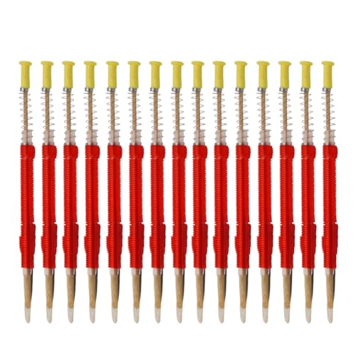 Beekeeping Moving Grafting Needle Tool 15PCS Shift Needle Bee Beekeeper Hive Queen Larva Hive Feeding Tools Apiculture Supplies (Yellow) - color: Yellow