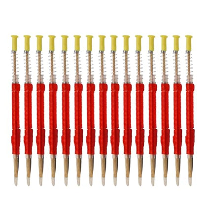 Beekeeping Moving Grafting Needle Tool 15PCS Shift Needle Bee Beekeeper Hive Queen Larva Hive Feeding Tools Apiculture Supplies (Yellow) - color: Yellow