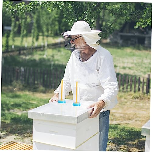 MERRYHAPY 2pcs Practical Beekeeping Tool Marking Bottle Plastic Sponge Markers Bee Bottle Random Color