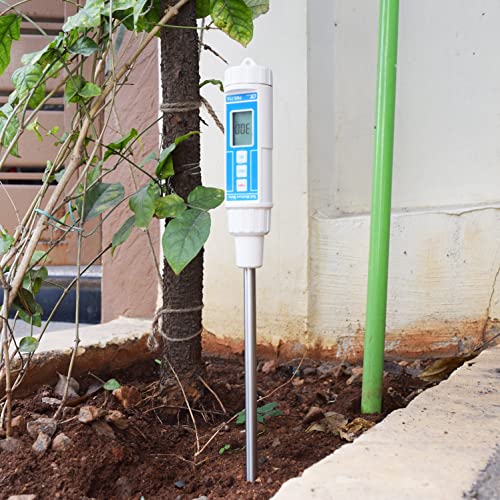 Digital Soil plant PH Tester/Soil moisture meter/Moisture meter for plants/Plant moisture meter outdoor - Microprocessor LSI Accuracy for Greenhouses & Environmental Research; Model: PMS-714