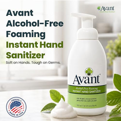 Avant® Alcohol-Free Foaming Hand Sanitizer, 18 oz Bottle 2-Pack bulk - size: 18 Fl Oz (pack of 2)