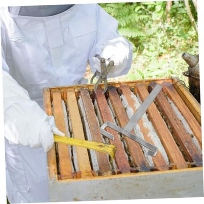 BESPORTBLE 2pcs Stainless Steel Beekeeping Frame Holder Stand for Efficient Bee Hive Organization Detachable Design for Easy Cleaning Tool Storage for Beekeepers