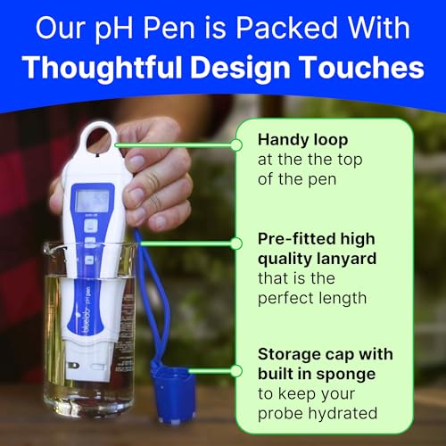 Bluelab PENSTP pH and Conductivity Starter Pack - Precision Nutrient Solution Management Kit with Temperature Measurement, Waterproof Pens, and Probe Care Kit