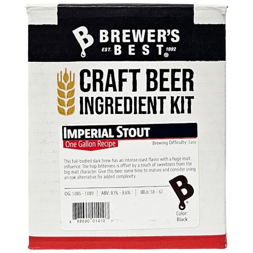 Brewer's Best One Gallon Home Brew Beer Ingredient Kit (Imperial Stout)