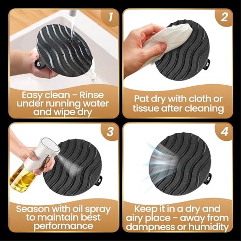 Gourmet Easy Cast Iron Smash Burger Press with Heat Resisitant Handle | Heat-Resistant Handle for a Secure Grip, 2lbs Weight, Ideal for Smash Burgers and Grills, Dishwasher Safe, 5-Year Warranty - color: Burger Press Cast Iron