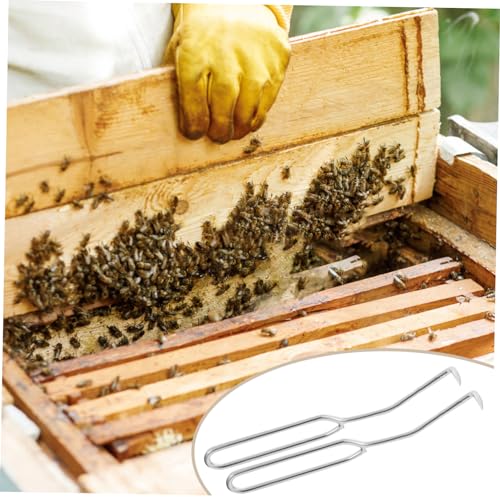 2pcs Beekeeping Tool Beehive Cleaning Hooks Bee Box and Frame Care Beehive Cleaner for Safe Beekeeping