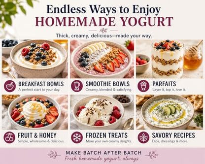 Cultures for Health Greek Yogurt Starter Culture | 2 Packets Dehydrated Heirloom Style DIY Probiotic Yogurt | Delicious for Smoothies, Granola and Berries, Tzatziki, Soup, & Other Healthy Snacks