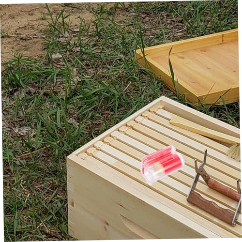 Queen Marking Bottle Reusable Plastic Beekeeping Tool for Hive Management Leak-Resistant Cap Easy Beekeepers for Queen Identification
