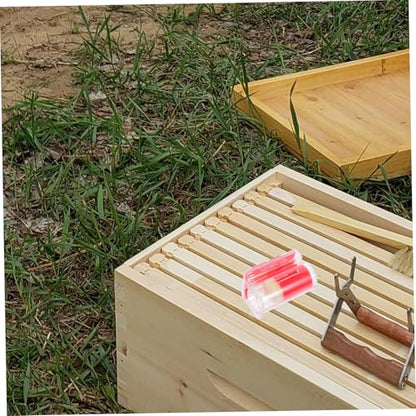 Queen Marking Bottle Reusable Plastic Beekeeping Tool for Hive Management Leak-Resistant Cap Easy Beekeepers for Queen Identification