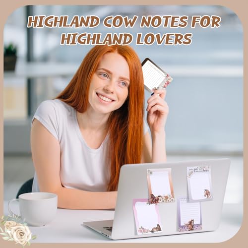 Chiisong 12 Pieces Horse Sticky Notes to Do List Notes Horses Lover Gift for Women, 3x4 Inch Animal Writing Memo Pads Flower 30 Sheet Pads, Animal Self Stick Memo Office Supplies Cute Small Gift - style: Horse Style