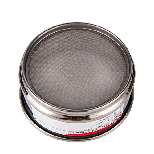 65 Mesh Lab Sieves 4" Diameter 304 Stainless Steel Wire Cloth Test Sieve for Industrial Laboratory Home - size: φ10×4.5cm 65 Mesh(0.25mm)