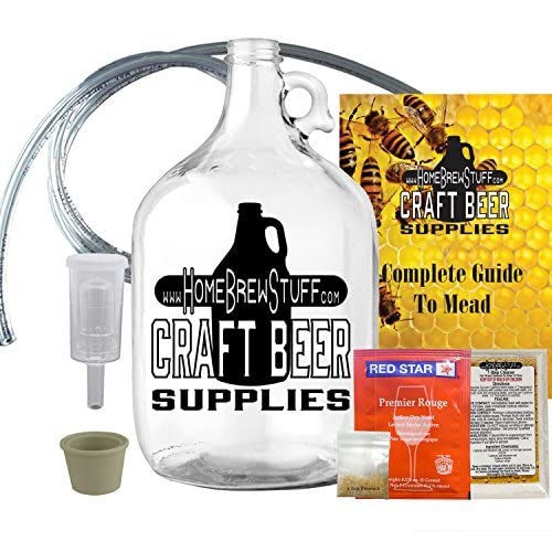Mead Making Kit - Reusable Fermentation Kit - Make Honey Wine at Home - Great Gift Ideas