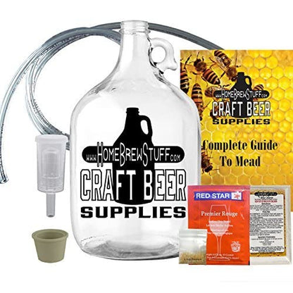 Mead Making Kit - Reusable Fermentation Kit - Make Honey Wine at Home - Great Gift Ideas