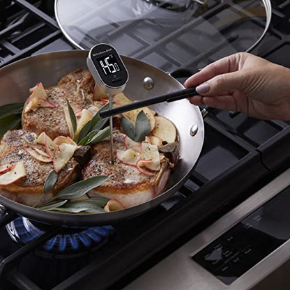 KitchenAid KQ904 Digital Instant Read Kitchen and Food Thermometer, Temperature Range: -40F to 482F, Black - color: Black