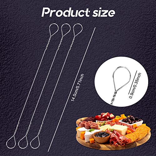 Nuanchu 10 Pcs Cheese Slicer Wire Replacement Block Cheese Cutter Wire for Polished Marble(Style 1)