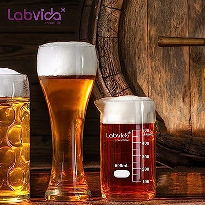 12pcs of Glass Beakers Shot Glass, Vol.25ml, 3.3 Borosilicate Griffin Low Form with Printed Graduation, LVA001 - style: 12pcs of Vol.25ml
