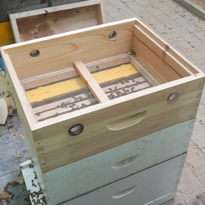 2Pcs Bee Hive Winter Quilt Box, Langstroth Overwintering Beehive Quilt Box for Bees Winter (8 Frame) - size: 8 Frame