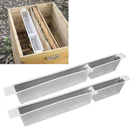 YOUTHINK Bee Feeder Feeder Frame Bee Plastic Frame 1.5L Feeding Tool for Liquid and Solid Food Large Capacity Easy Install for Beekeepers Colony Feeding