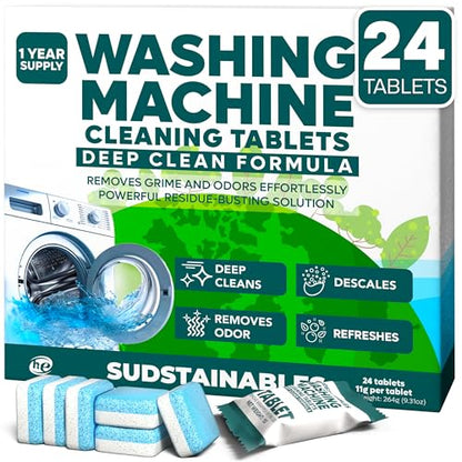 Sudstainables Water Bottle Cleaning tablets bundle with Washing Machine Cleaning tablets