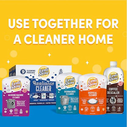 Lemi Shine Coffee Descaler - Made with Food-Grade Citric Acid - 15 oz | Removes Tough Buildup - Food-Grade Citric Acid Coffee Maker Cleaner for Nespresso, Keurig, and More - size: 15 Ounce (Pack of 1)