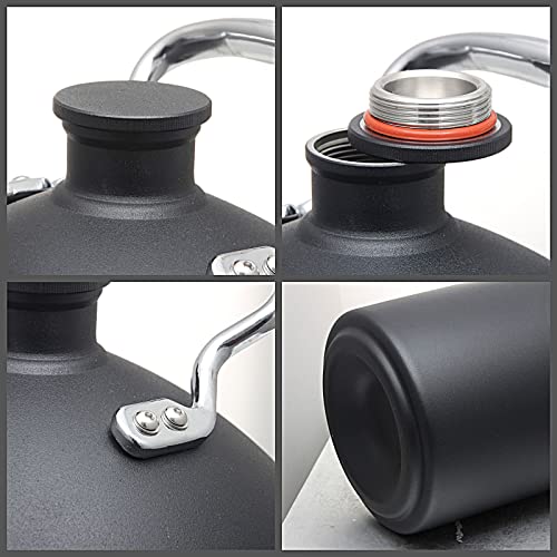 5L Mini Stainless Steel Beer Keg,Beer Keg,Stainless Steel Beer Barrel with Seal Knob Cover for Home Kitchen Brewing Beer,for Camping Hiking Homebrewing Keep Beverage Fresh