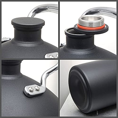 5L Mini Stainless Steel Beer Keg,Beer Keg,Stainless Steel Beer Barrel with Seal Knob Cover for Home Kitchen Brewing Beer,for Camping Hiking Homebrewing Keep Beverage Fresh