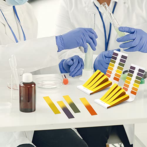 pH Test Strips, Universal Indicator Litmus Paper, Acid Alkali Test Paper, pH 1-14, for Water, Soil, Cosmetic (3)